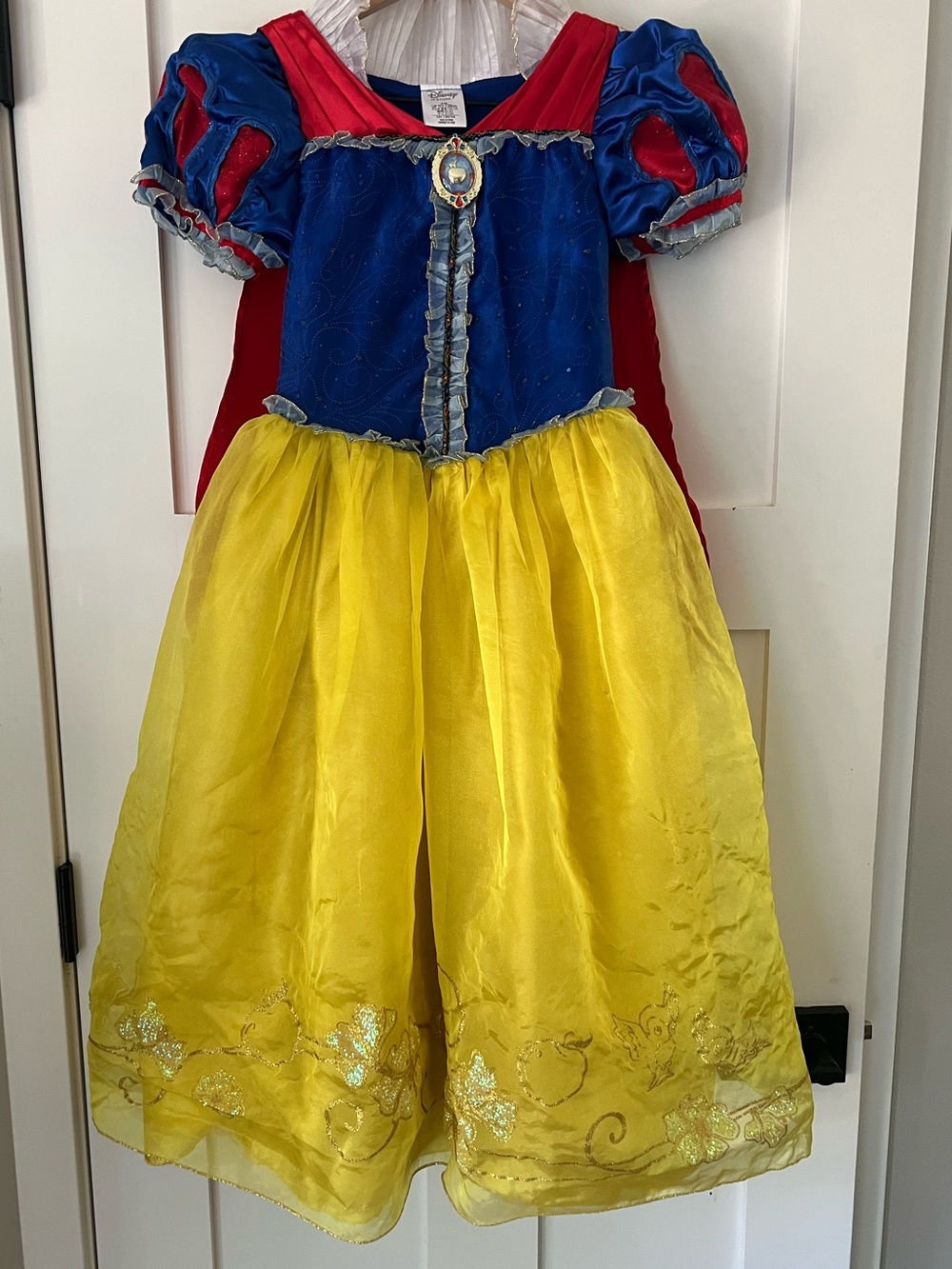 Disney Store Snow White Deluxe Princess Costume Dress Girls Size 7/8
